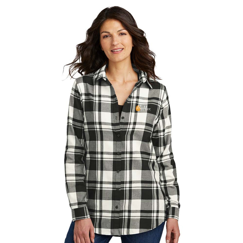 Port Authority Plaid Flannel Tunic