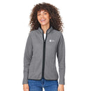 Womens Core265 Full Zip Venture Heathered Stripe