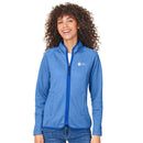 Womens Core265 Full Zip Venture Heathered Stripe