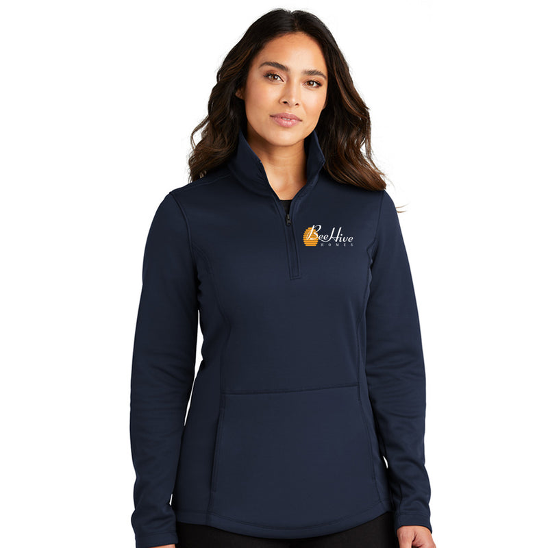 Port Authority® Ladies Smooth Fleece 1/4-Zip