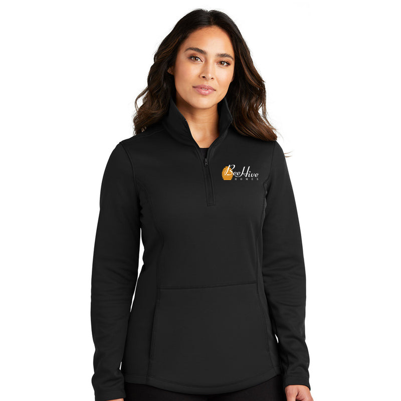 Port Authority® Ladies Smooth Fleece 1/4-Zip