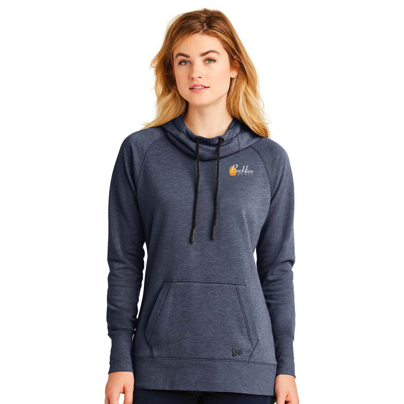 New Era Ladies Tri-Blend Fleece Pullover Hoodie