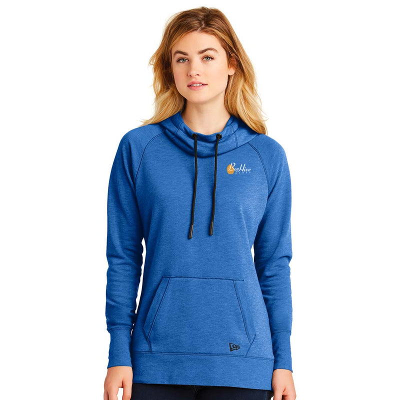 New Era Ladies Tri-Blend Fleece Pullover Hoodie