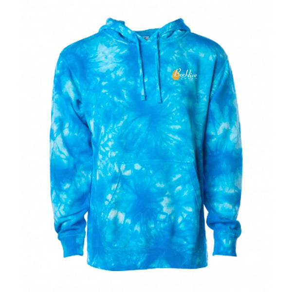 Independent Trading Co. Unisex Midweight Tie Dyed Hooded Pullover