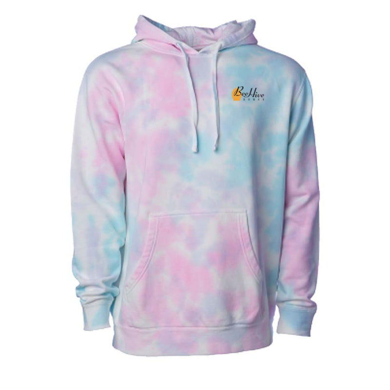 Independent Trading Co. Unisex Midweight Tie Dyed Hooded Pullover