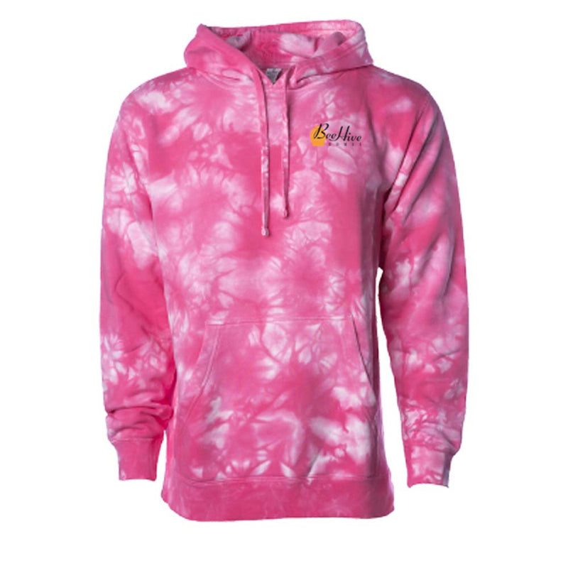 Independent Trading Co. Unisex Midweight Tie Dyed Hooded Pullover