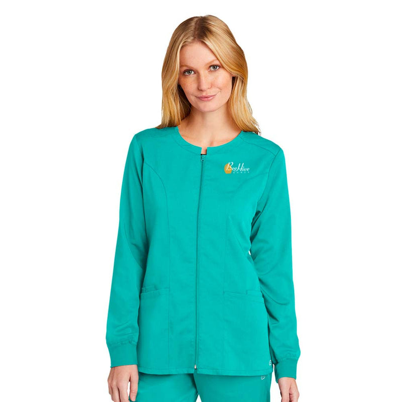 WonderWink® Women’s Premiere Flex™ Full-Zip Scrub Jacket