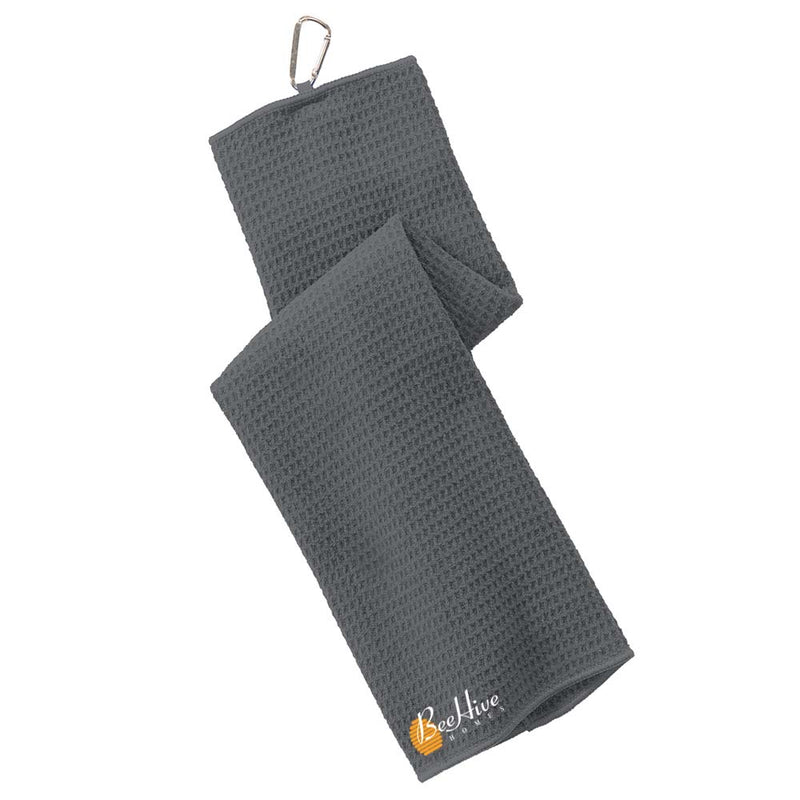 Waffle Microfiber Golf Towel