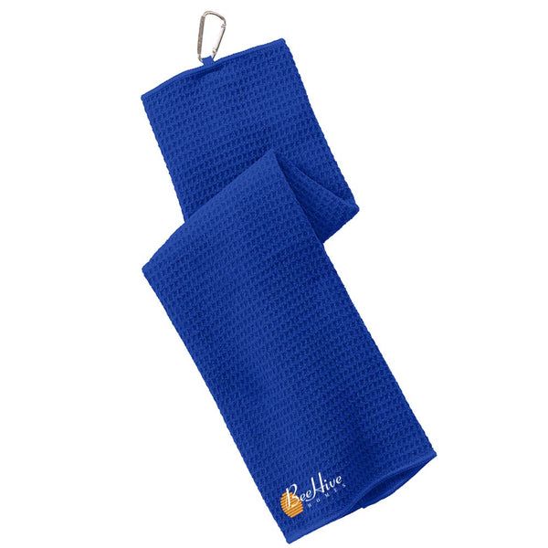 Waffle Microfiber Golf Towel