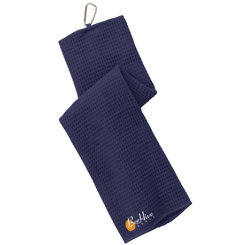 Waffle Microfiber Golf Towel