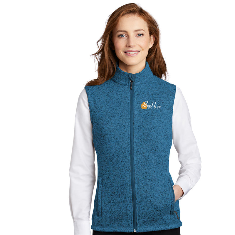 Port Authority ® Ladies Sweater Fleece Vest