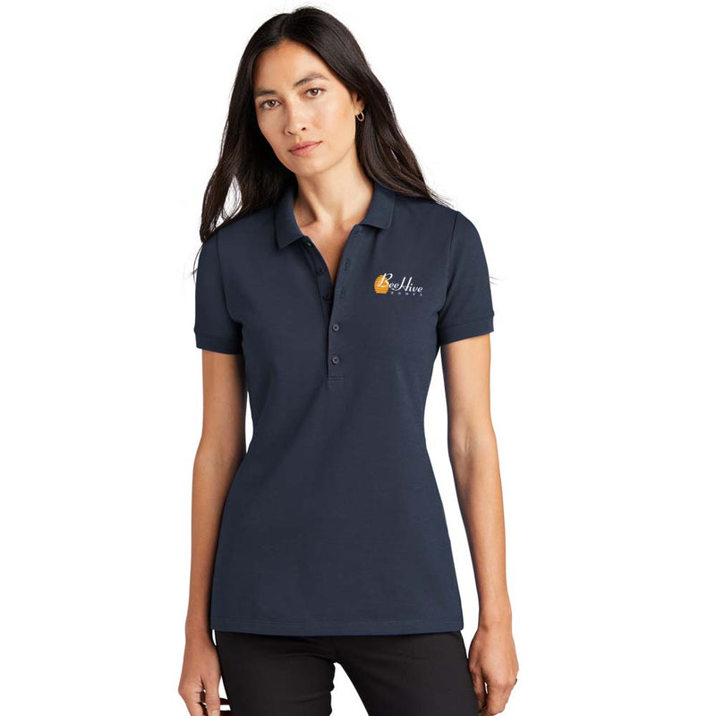 MERCER+METTLE™ Women’s Stretch Heavyweight Pique Polo