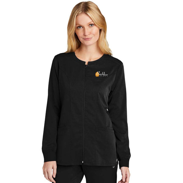 WonderWink® Women’s Premiere Flex™ Full-Zip Scrub Jacket