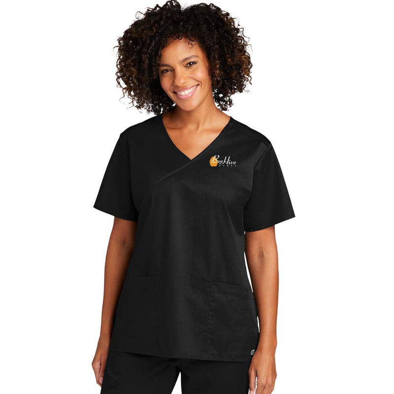 WonderWink® Women’s WorkFlex™ Mock Wrap Top