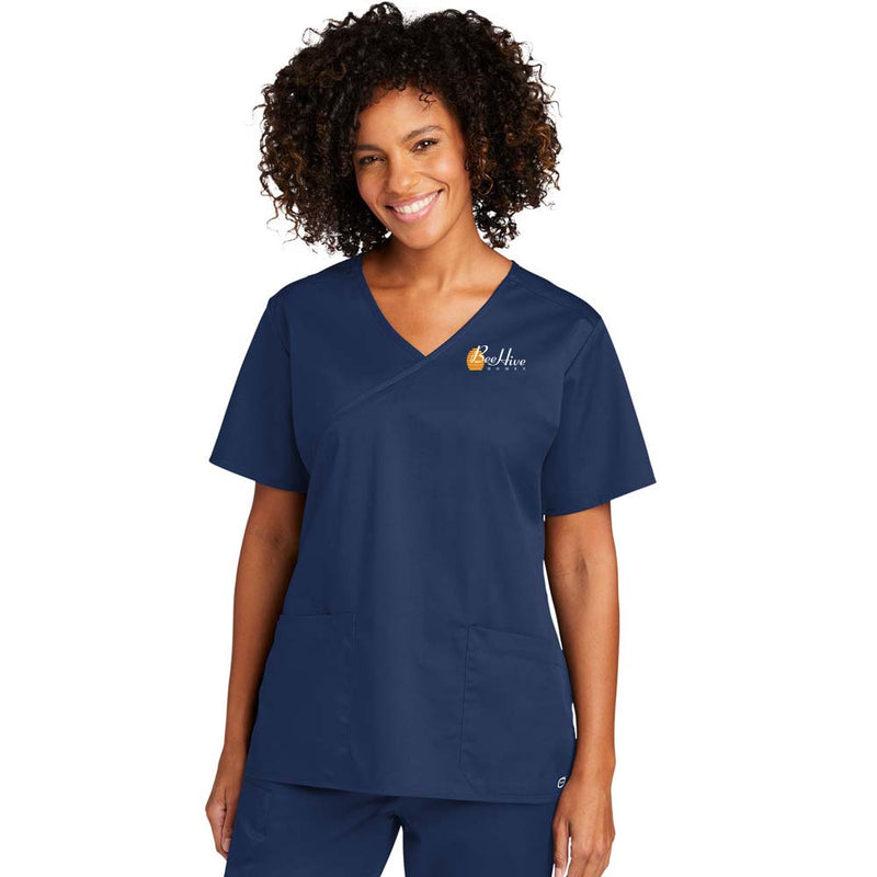 WonderWink® Women’s WorkFlex™ Mock Wrap Top